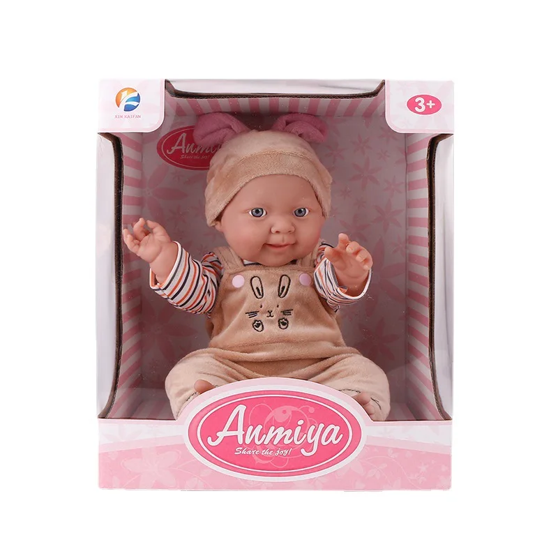 Factory Direct Sale High Quality Simulation Cute Silicone Reborn Toddler Doll Newborn Baby For Children Toy Gift