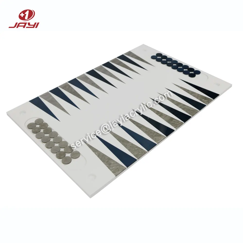  JAYI Factory Custom Board роскошный блестящий набор нарды акриловый игровой