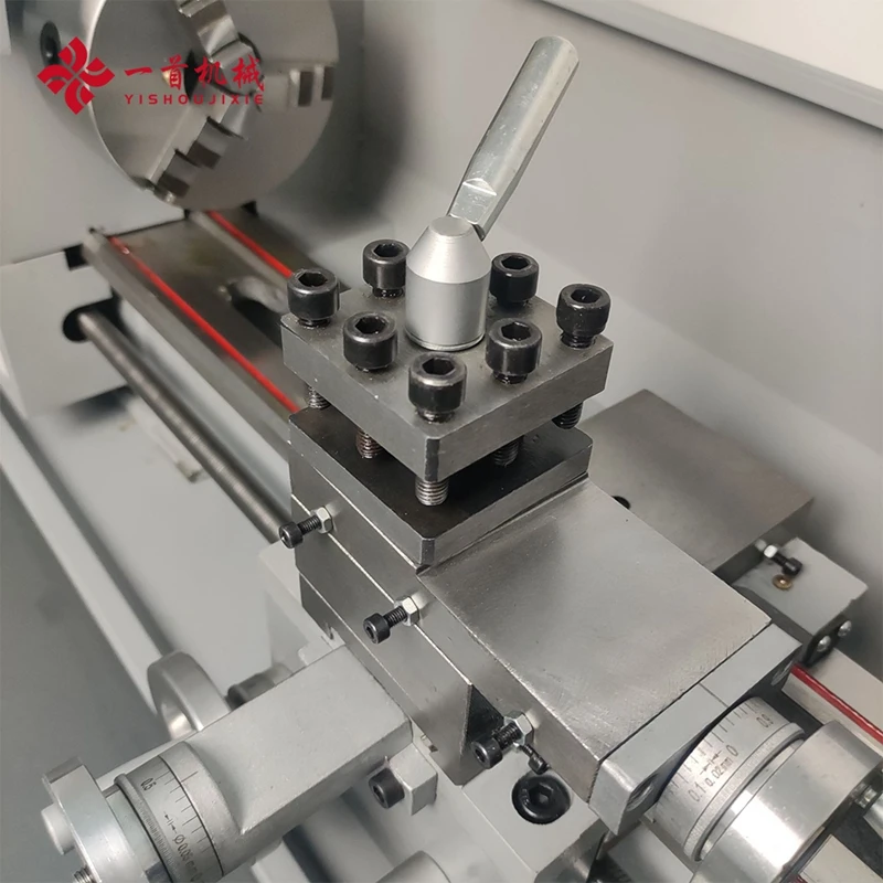 Hot Sale Best Quality Miniature Home Woodworking Machines Mini Metal CNC Lathe