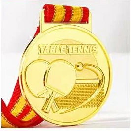 Manufacturer Design Your Own Custom Medal Zinc Alloy Gold Silver Bronze Metal Award Sports Medal with Ribbon