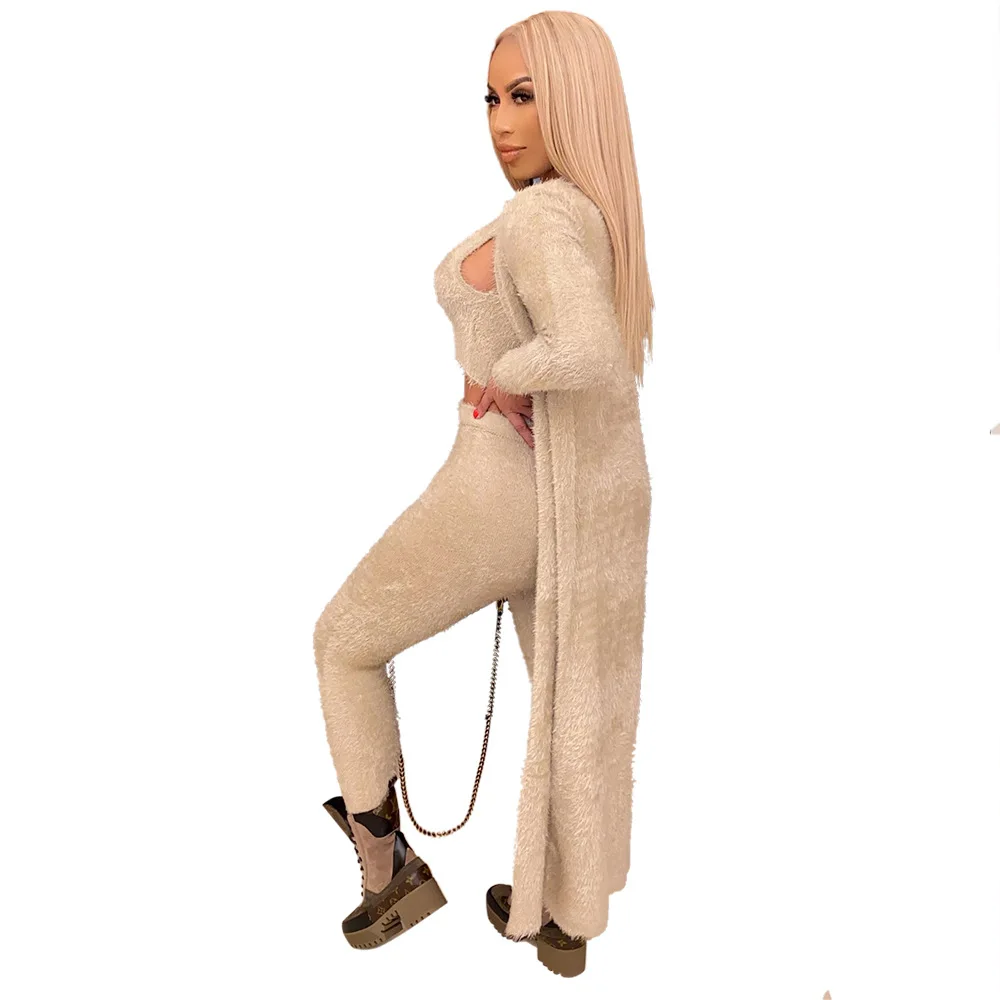 
Winter lounge wear fall sets women winter sets fuzzy cozy lounge wear fleece 3 piece lounge wear women 