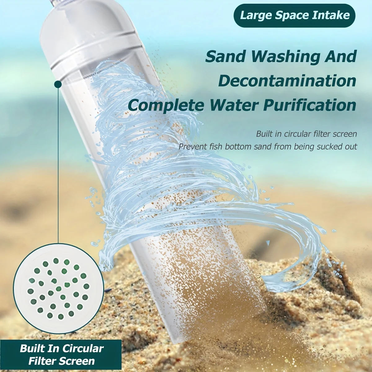 Fish Turtle Tank Water Changer Automatic Suction Siphon Small Pumping Tube Cleaning Feces Aquariums & Accessories