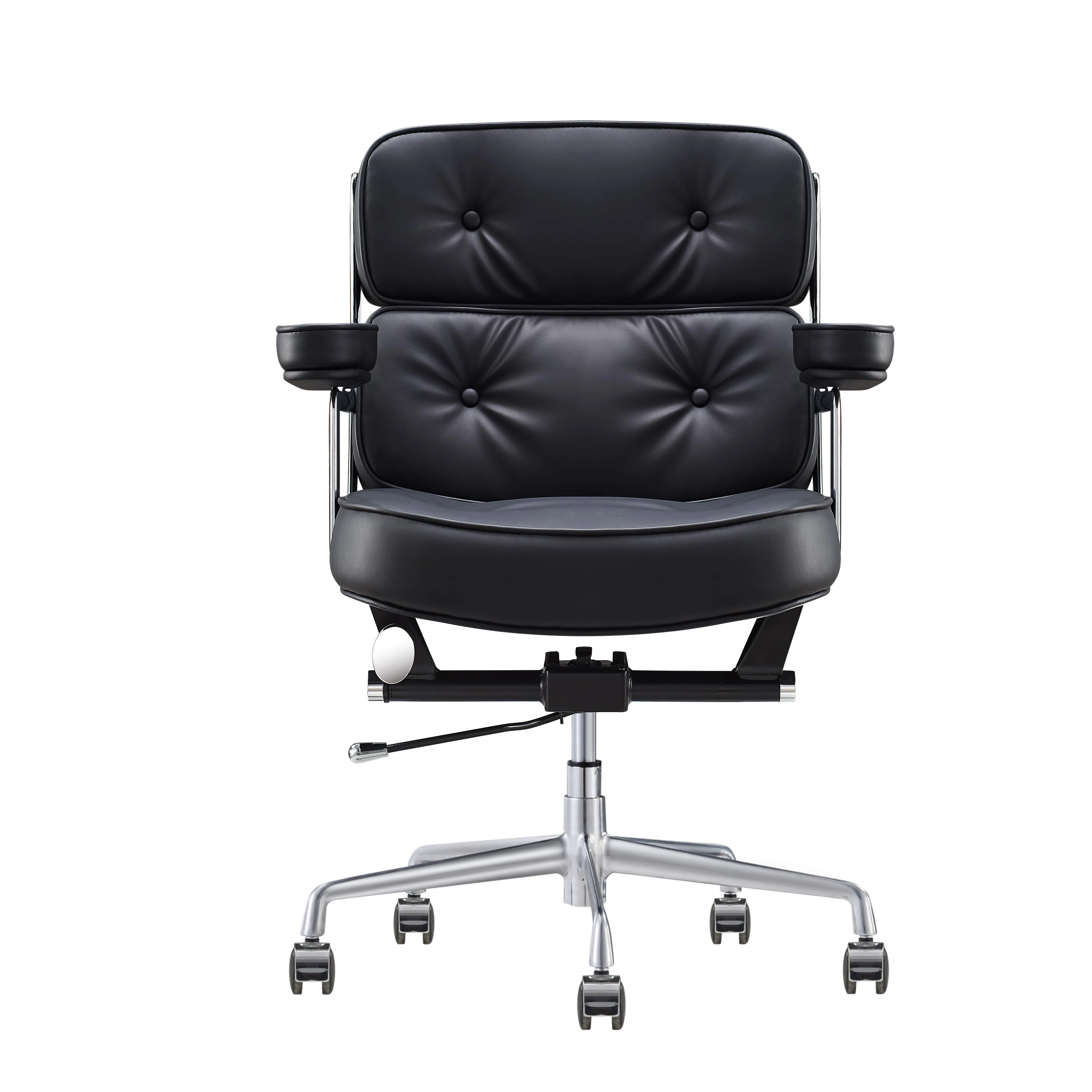 2021 Luxury Style High Quality CEO Manager Five Star Base Base Leather Office Swivel Chairs