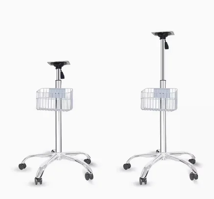 High Quality Oem Odm Hospital Cart Mobile Medical Rolling Stand Icu Patient Monitor Trolley