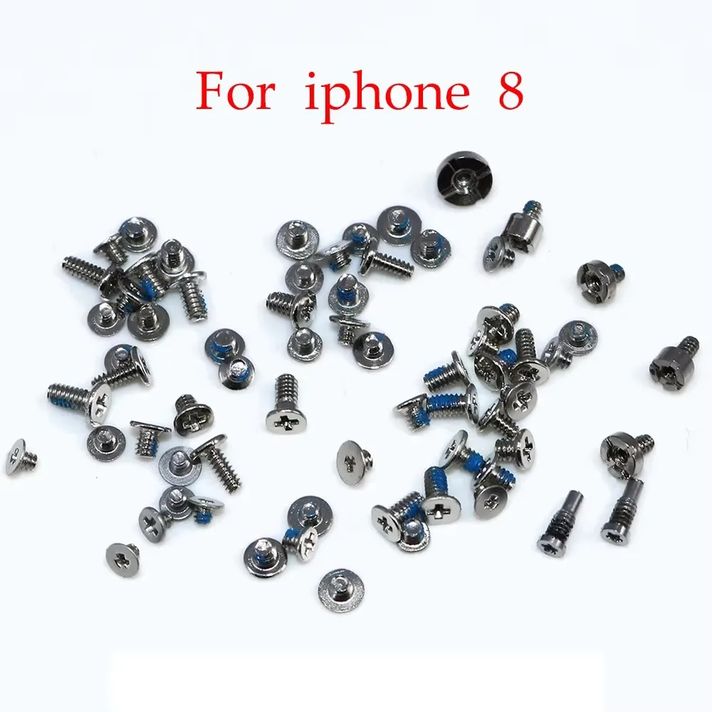 Полный набор винтов для iPhone 4/4s 5 5C 5S 6S 6Plus 6s Plus 7 8 7plus X с нижними винтами Pentalobe