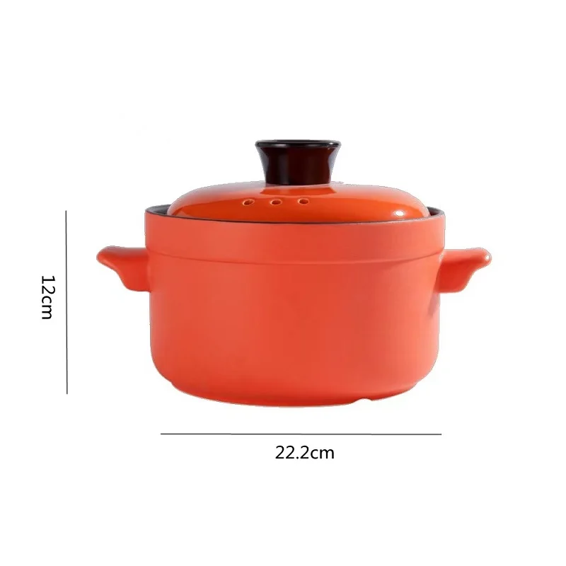 Новый дизайн, лидер продаж, керамическая кастрюля, кухонный горшок для тушения с крышкой