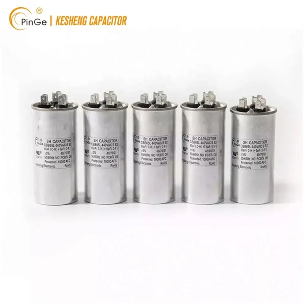 Высококачественные конденсаторы CBB65 SH конденсатор с двойным ходом для воздушных частей