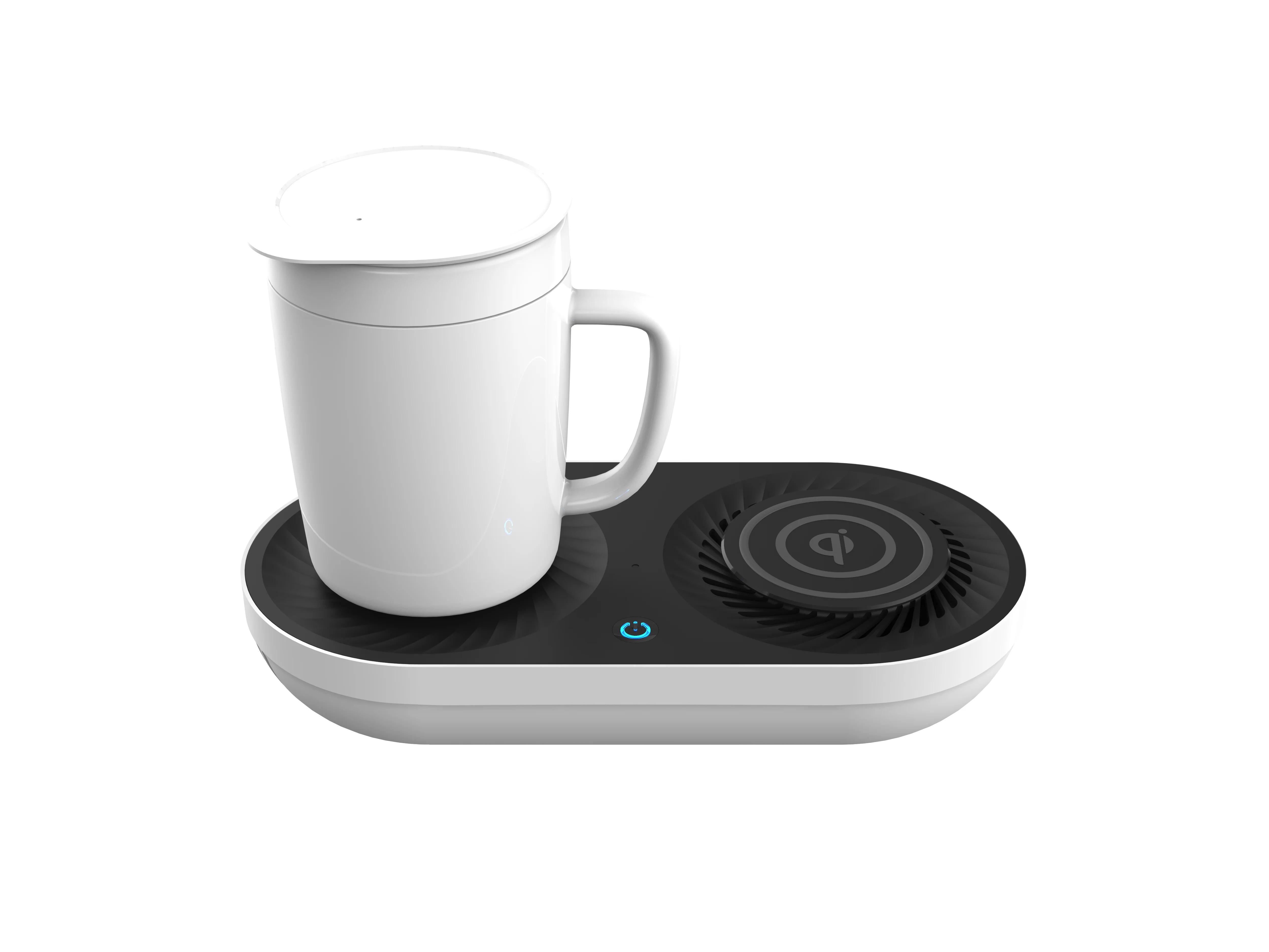 2021 gift items for men :gadgets wireless charging cooling heating cup gift set