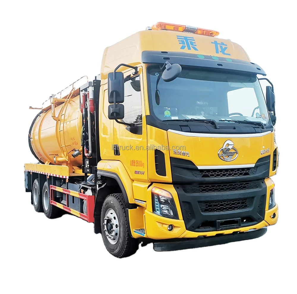 New Suction Sewerage Septic Tank Sewer Cleaning Vacuum Sewage Suction Truck Hot Sale From Original Factory