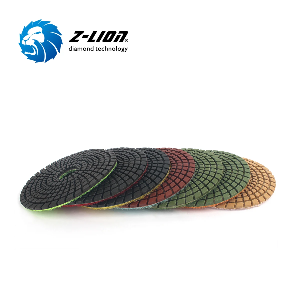 Z-LION Diamond Resin Bond Wet Polishing Pad for Granite Marble Artificial Stone ZL-123C