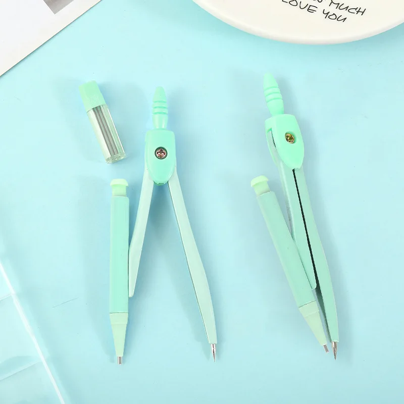 Stationery Drawing Circles Mathematics Pencil Compass Compasses Student Math Drawing Compass With Lead Core Geometry Tools