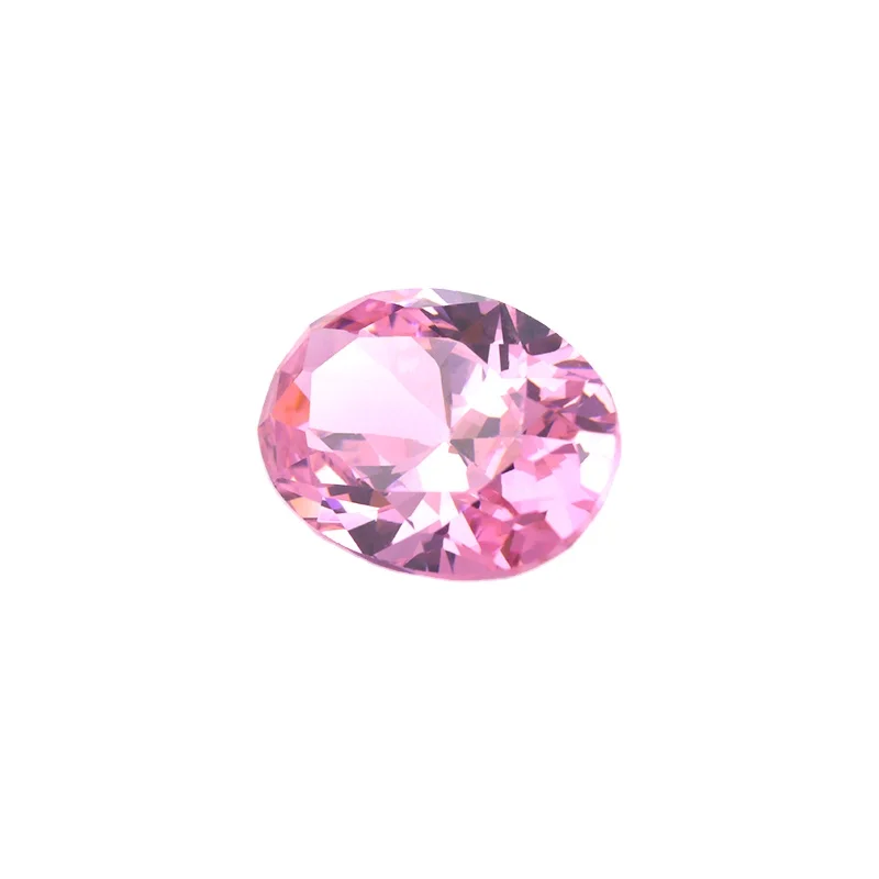 Thriving Gems CZ Jewelry Precious Stones Oval Pink Cubic Zirconia