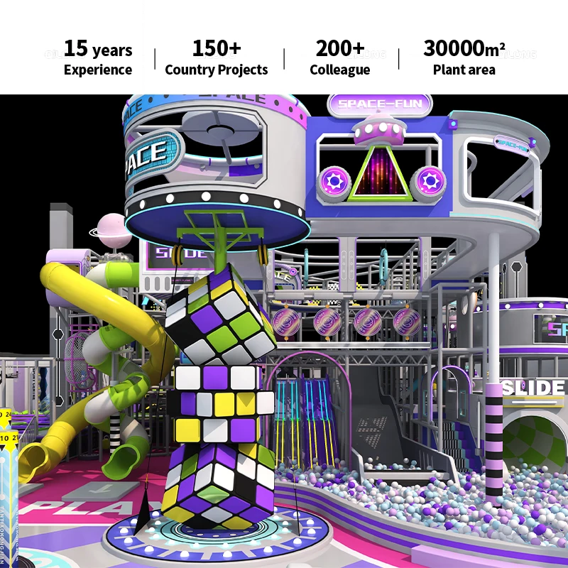 500 SQM Large Children Play Equipment Maze Game Soft Indoor Play Equipment Kid Large Indoor Playground
