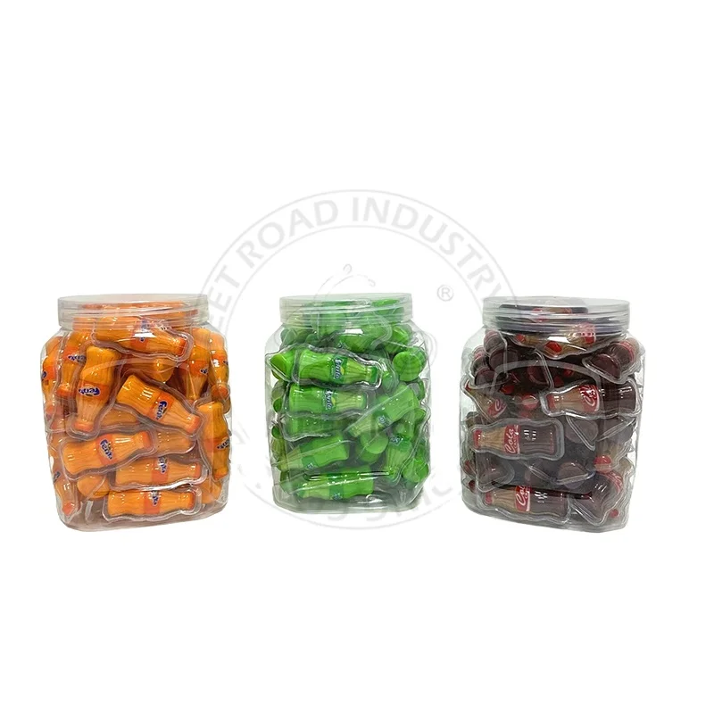 Customization Cola Sp-rite Fanta Taste Gummy Candy Sweets Candy Good Taste Manufacturer Wholesale Delicious Candy