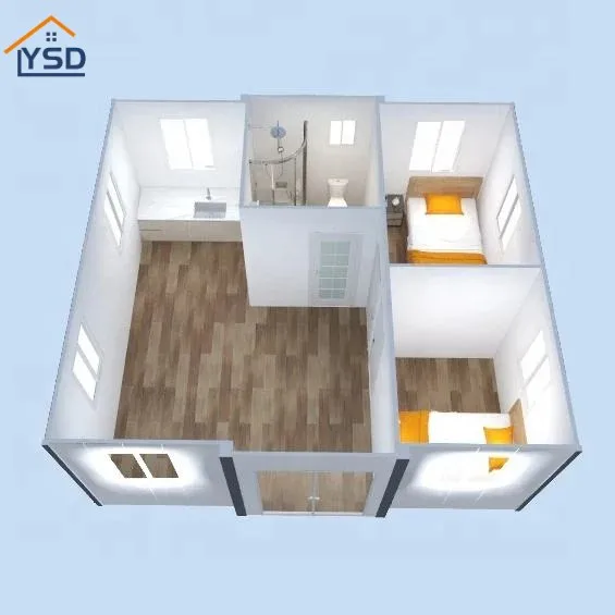 Mobile Home 2 Bedroom Portable Living Container House Australia 20ft 40ft Expandable Container House