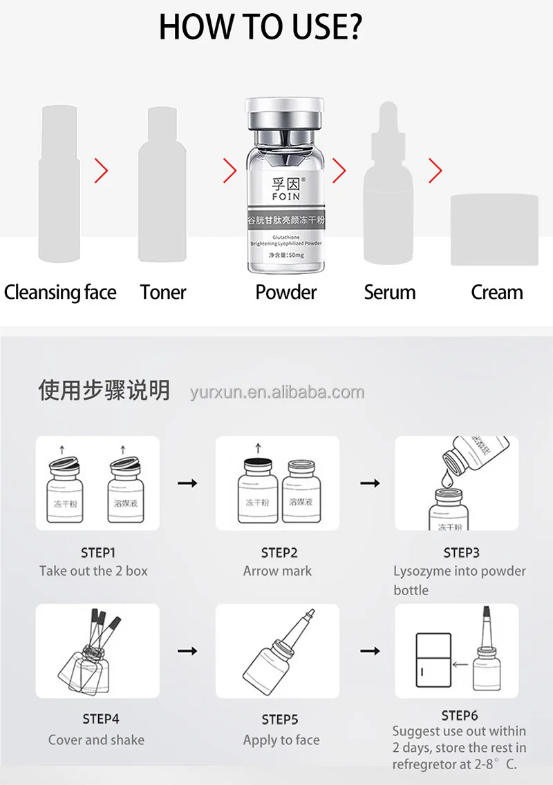 Soins de beaute Hydratation en profondeur 2024 nouveaux produits Poudre lyophilisee