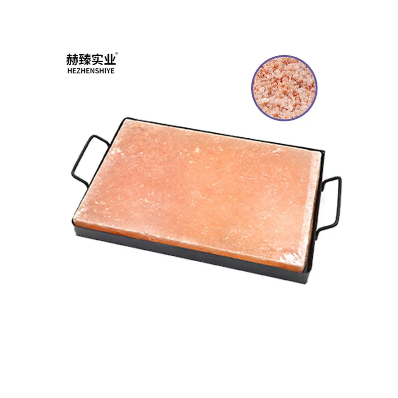 Hezhen himalayan salt brick for barbecue frozen product decorations sauna room