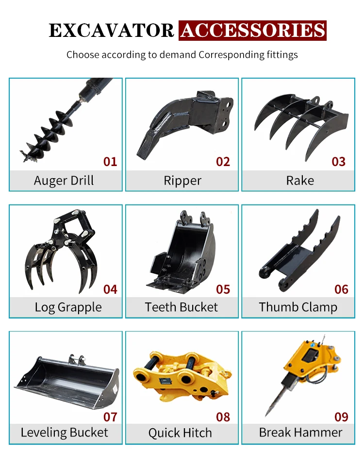 Factory Direct shipping FREE!! EPA/ Euro 5 kubota small excavator Gasoline Honda Multifunctional use mini Bagger bucket