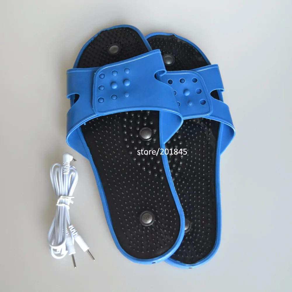 Blue Foot Electrotherapy Slipper Massager feet Acupuncture Stimulate Muscle