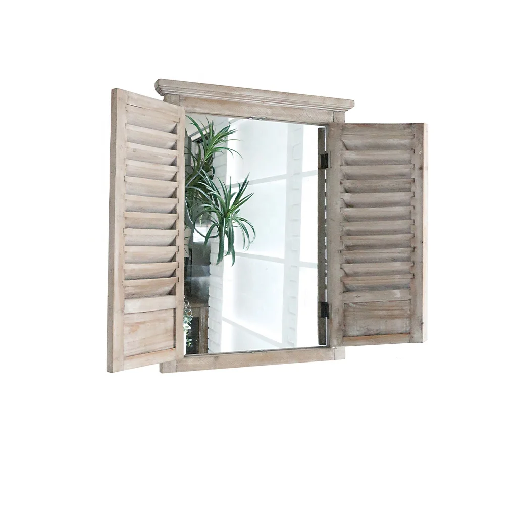 New design square window shape hanging mirror