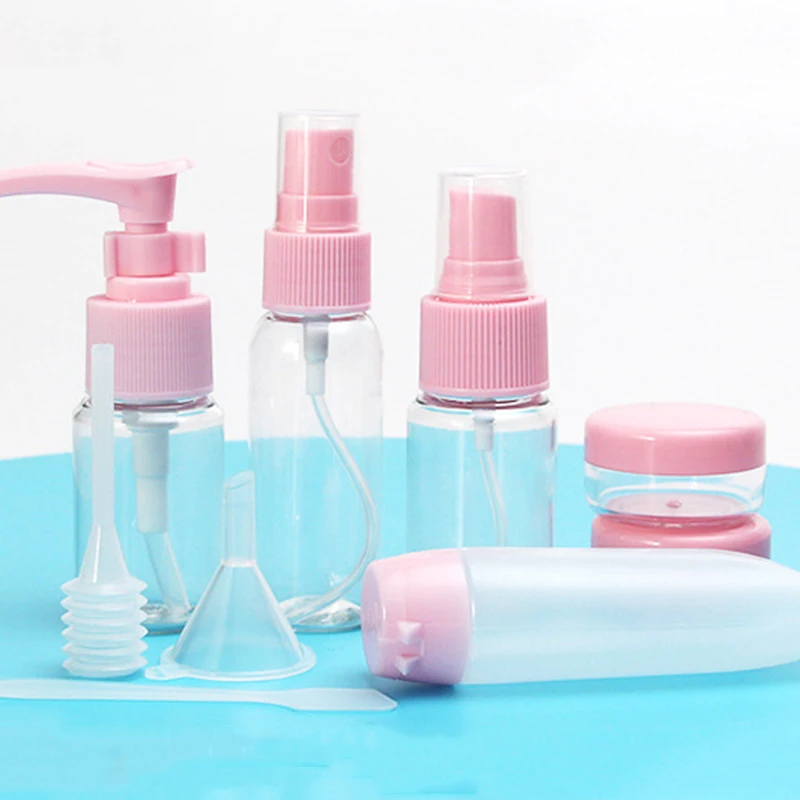 2021 Popular Mini Travel Bottle Set For Cosmetic Packaging Plastic Container Kit