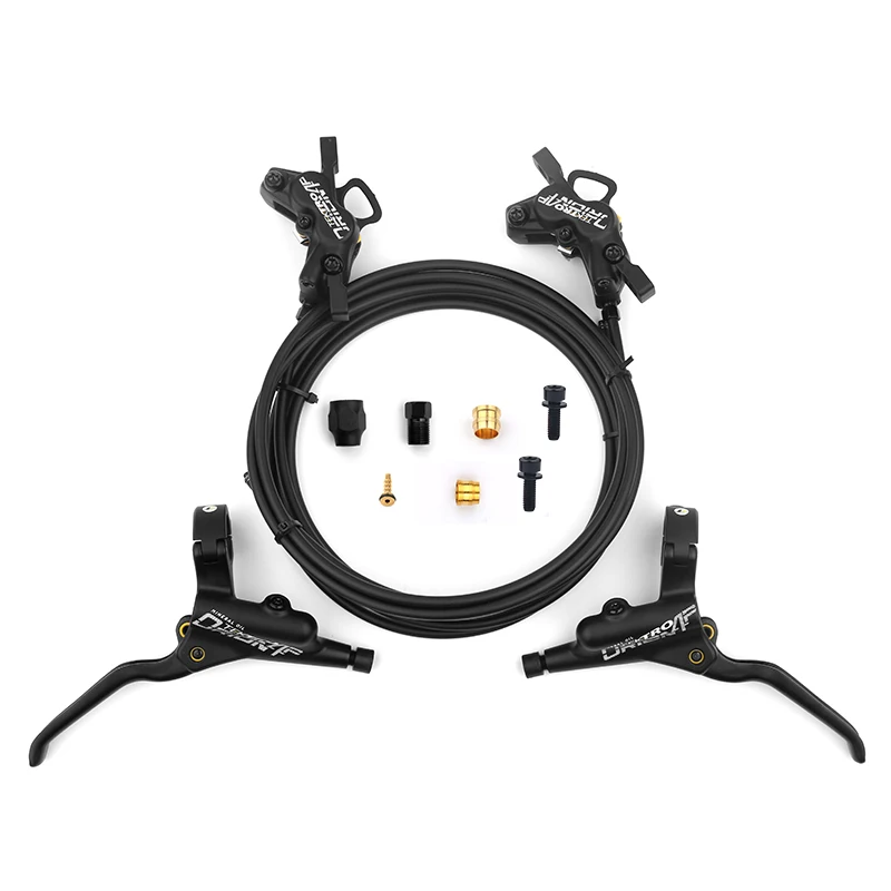 TEKTRO HD-M745 4 Piston MTB bicycle Hydraulic Disc Brake HD-M745 Internal Hose Mountain Bike Disc Brake for SHIMANO Brake