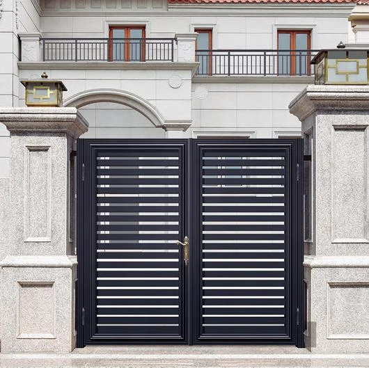 Wholesale Aluminum Art Villa Courtyard Doors Aluminum Swing Gate