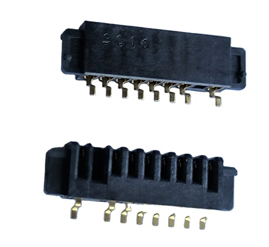 GF31-08-1F 2mm pitch, 2 pieces, battery connector, plug, SMT type, with nut, 8 poles