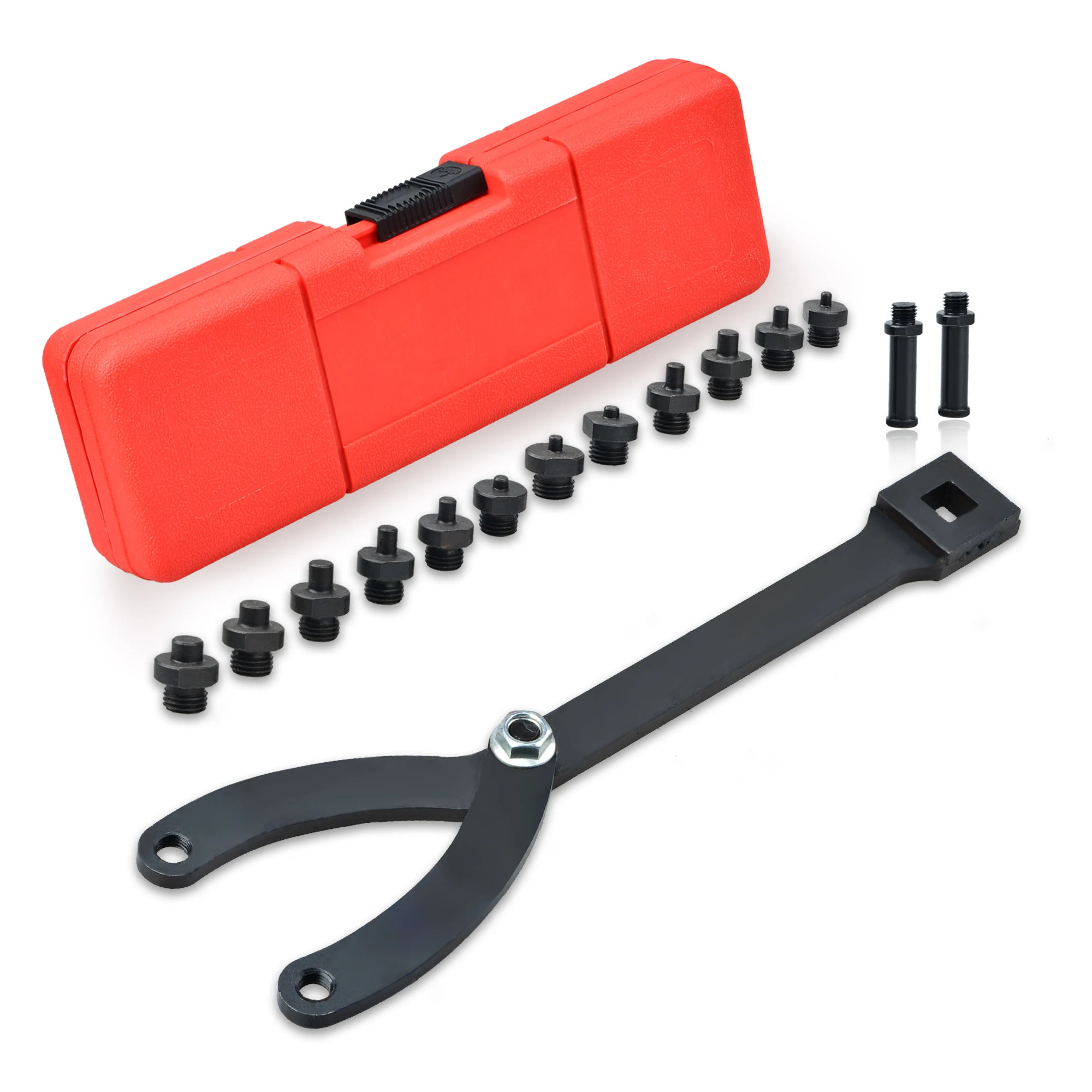 Adjustable Variable Pin Spanner Wrench Drive Fan Clutch Pully Holder Tool