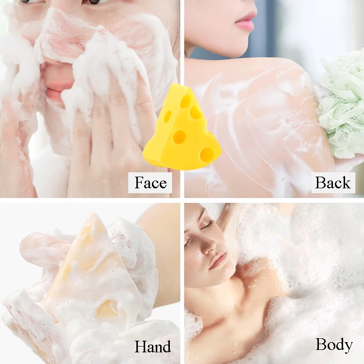 Wholesale Facial Cleanser Moisturizing Whitening Anti Acne Face Cleansing Glycerin Base Cheese Handmade Toilet Soap Bar