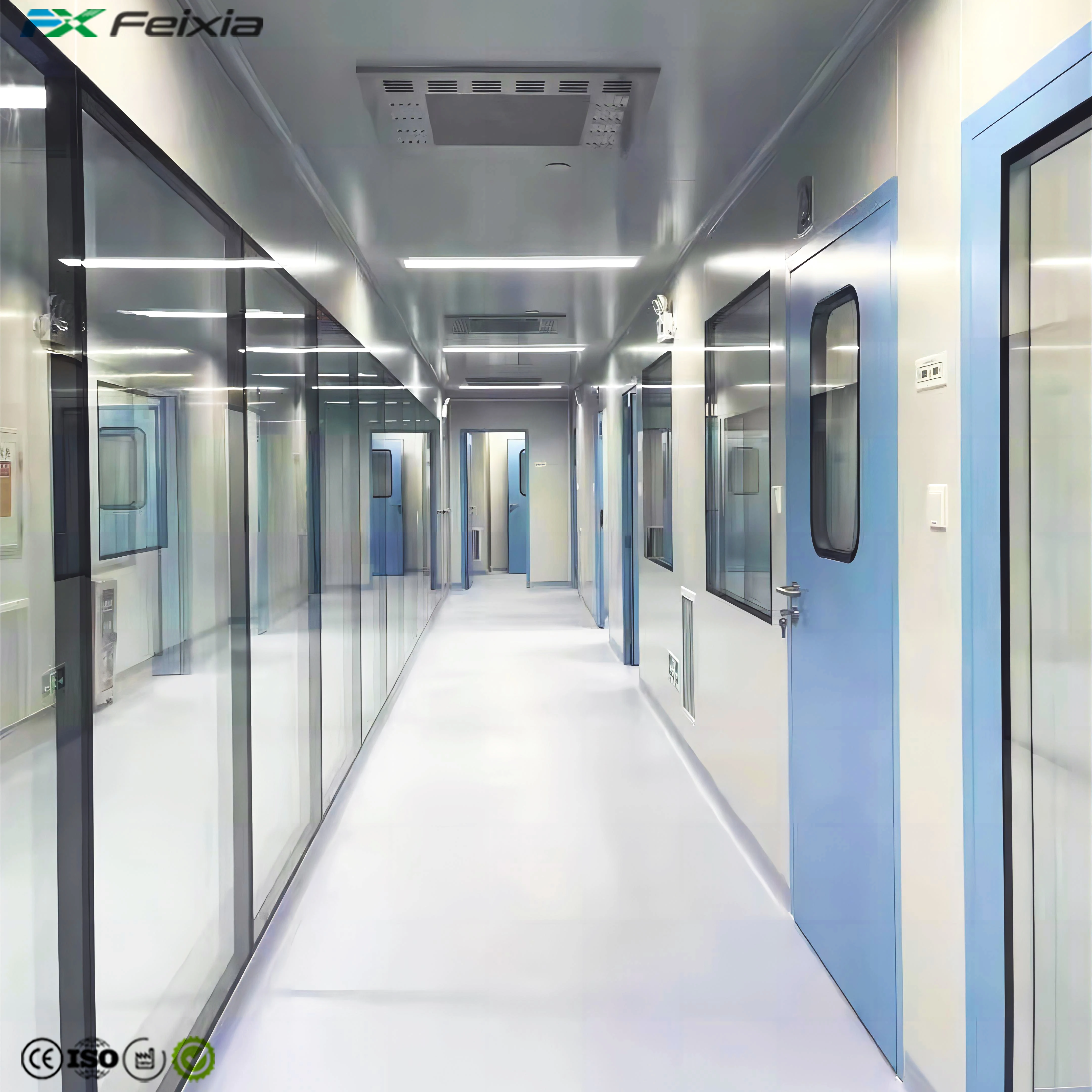 GMP 100 Iso 7 HVAC FFU модульная Операционная панель для чистых помещений