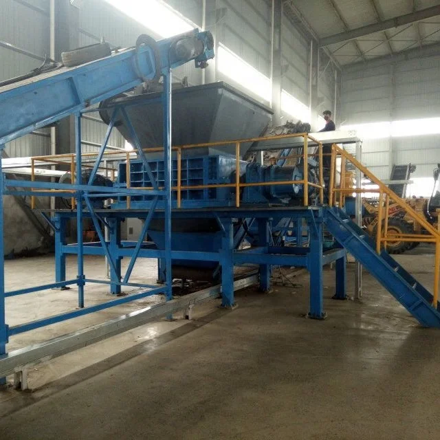 
rubber steel wire separator machine rubber crumb price recycling tyre production line 