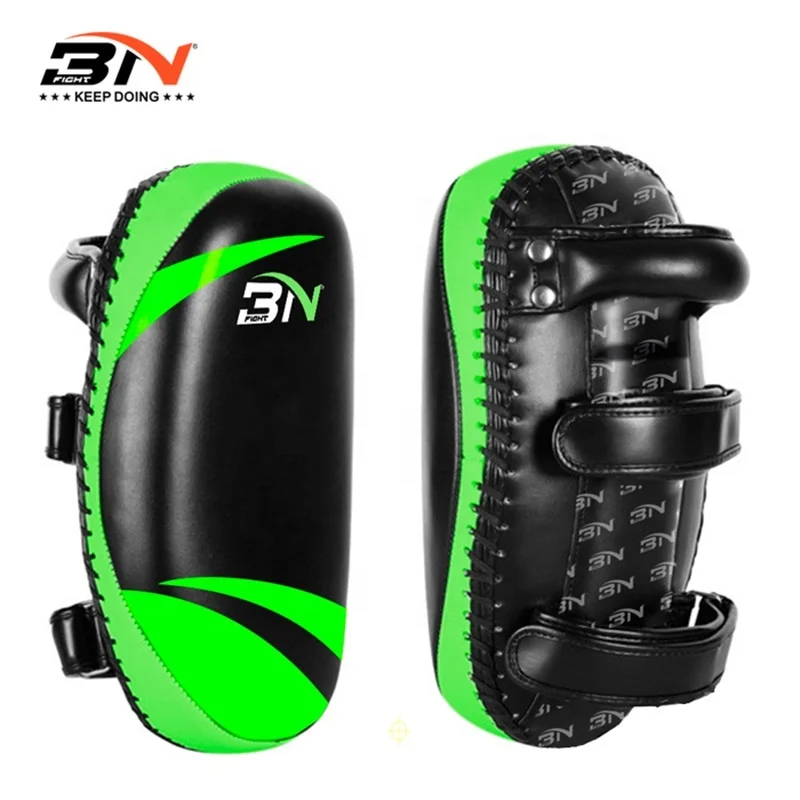 BN Boxing Training Kick pads Kicking Target Arm Pad MMA Focus Muay Thai Punch Shield PU Leather