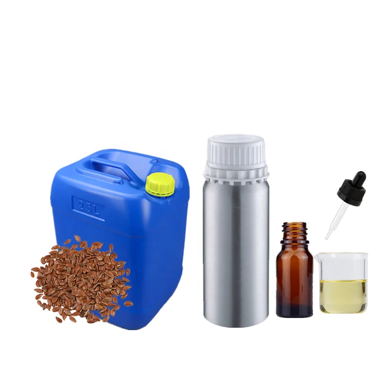 Factory Direct Sale 100% Pure Linseed Oil Cold Pressed Food Grade Flax Seed Oil In Bulk