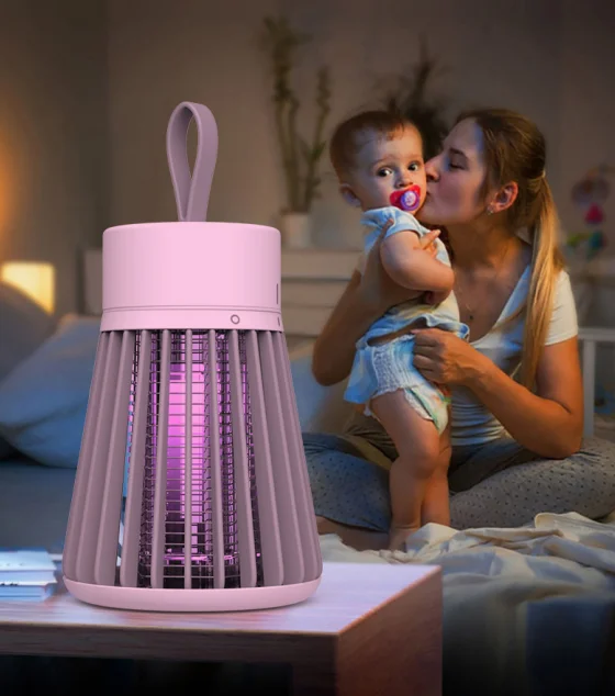 Лампа для защиты от комаров, тихая уличная лампа для защиты от комаров, с электрической зарядкой, для летнего сезона