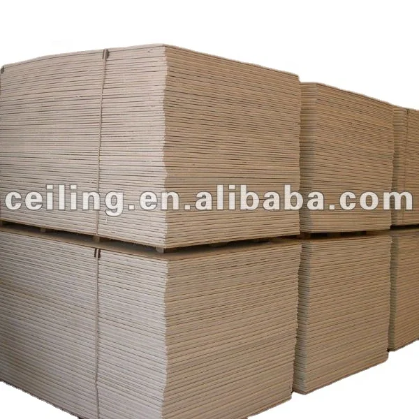 Fire-proof Water-proof Gypsum Panel Drywall Board Plaster Board Gypsum Board
