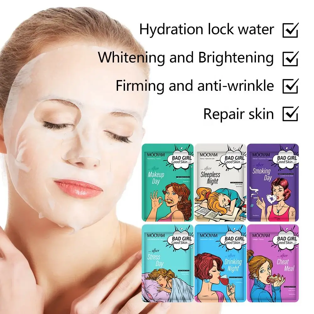 Private Label Beauty Face Maskss Beauty Hydrating Mascarillasl Facial Mask Sheet Korean Skin Care Moisturizing Face Mask