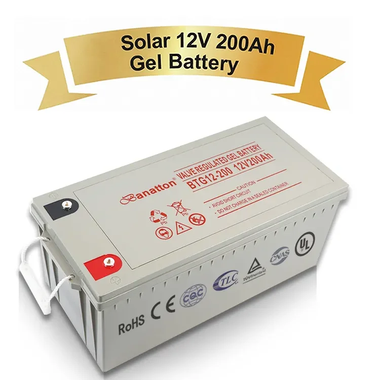 Banatton 12V 200AH Bateria Battery Solar Lead acid Battery Deep Cycle Lead Acid GEL Solar Battery Pil Solar Baterai Accu