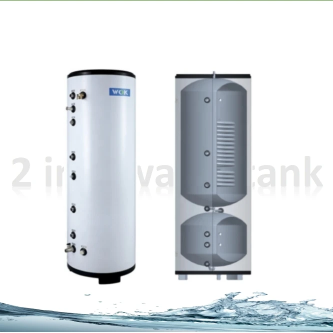 Quality Certification 200l 300l 500l stainless steel water tank 2 in 1 Buffer Tank And Hot Water Tank for household and heating
