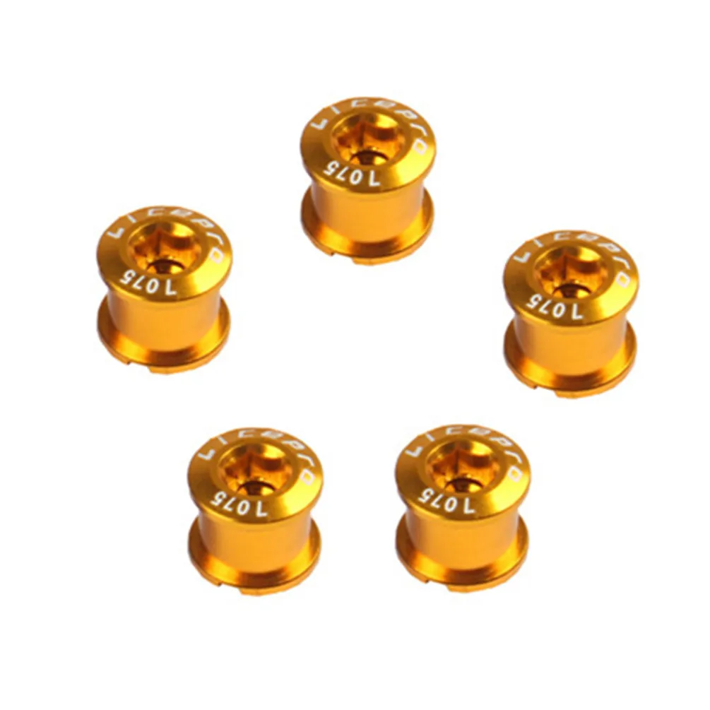 Litepro MTB Mountain Bicycle Single Bolts Chainring Bolts Road Bike Disc Snail For Chainwheel Parts  Accessory 5Pcs/Lot