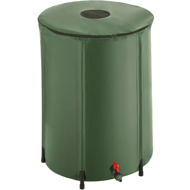 plastic rain barrel with drain rainwater collection rain water barrel