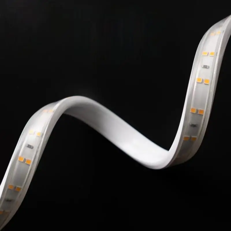 Беспроводная Светодиодная лента двойная светодиодная 220 В 2835SMD 120 светодиод/м 20 см режущий алюминиевый светодиод 90 80 IP65 RGB