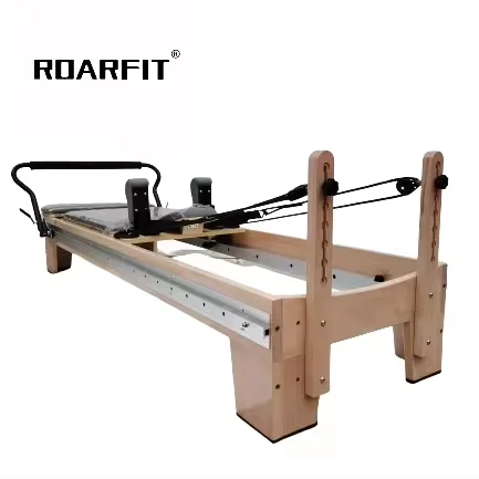ROARFIT профессиональный реформатор бука Пилатес деревянный Высококачественная кровать для йоги
