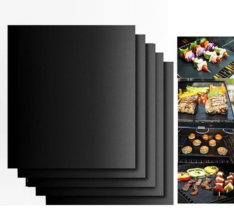 3 colors BBQ Baking Paper Oven Mat Non Stick High Temperature Resistance Barbecue Mat