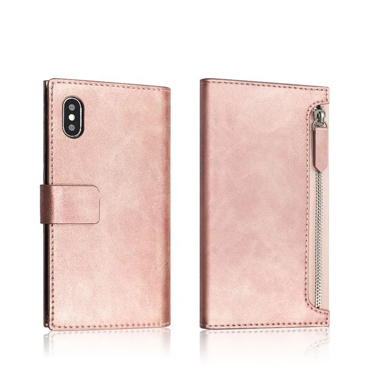 Saiboro zipper leather flip folding wallet pu soft water proof 360 case cover for xiaomi a1, for xiaomi mi a1 back cover