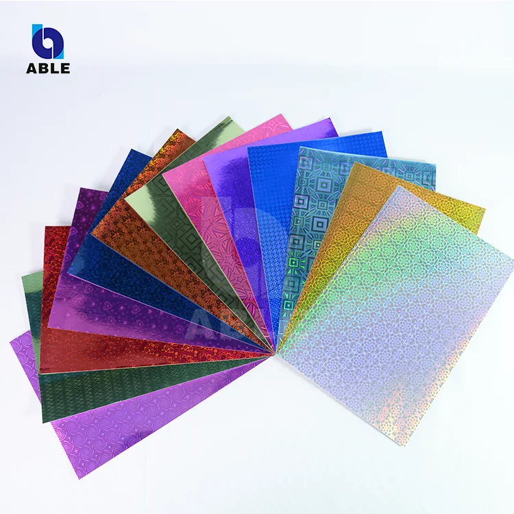 A4 / 12*12 300gsm голографическая блестящая бумага для скрапбукинга и