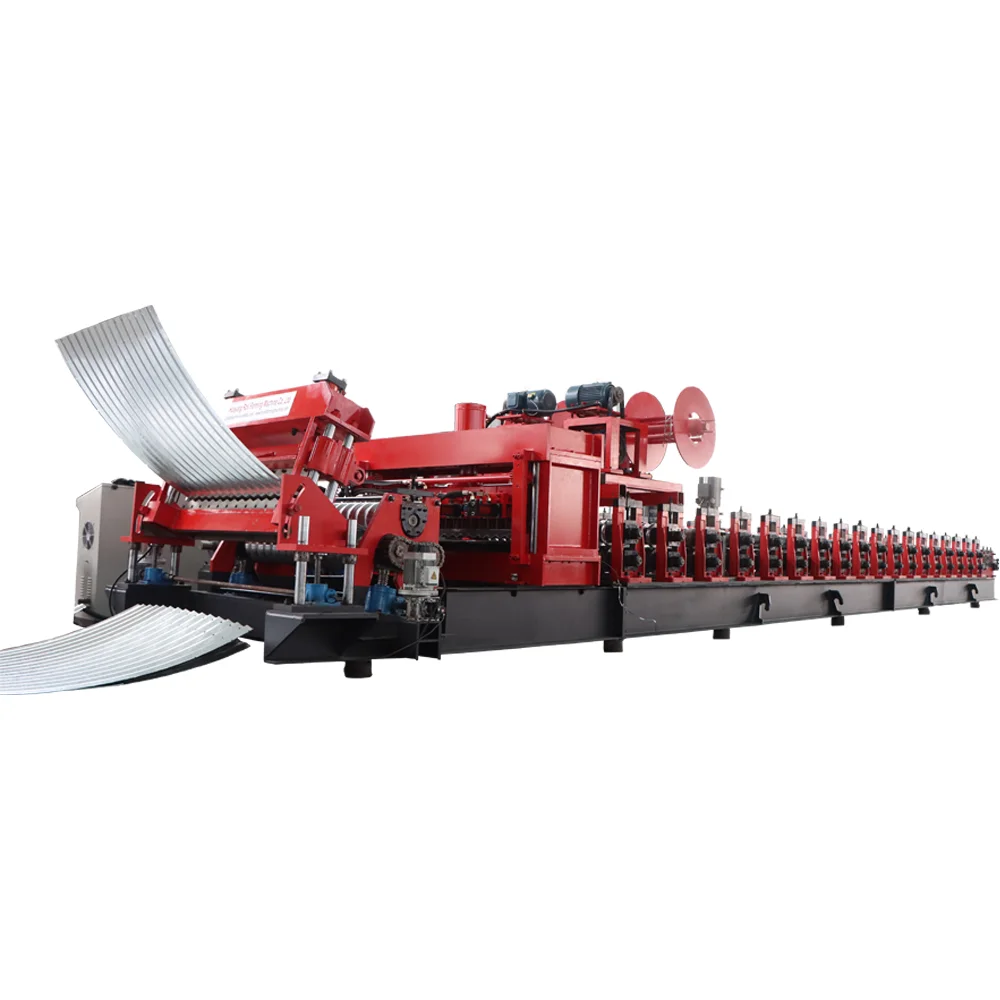 Corrugated steel roof sheet making machine Silo Sheet Roll Forming Machine