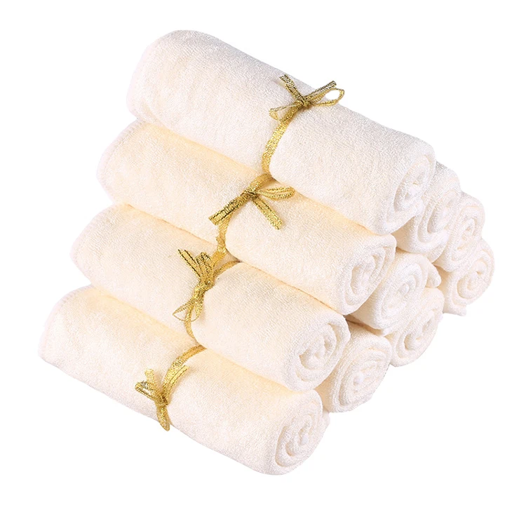 Bamboo Fabric Face Washer Towels baby bib Baby Towel Wash Cloth Face Cleaning Towel
