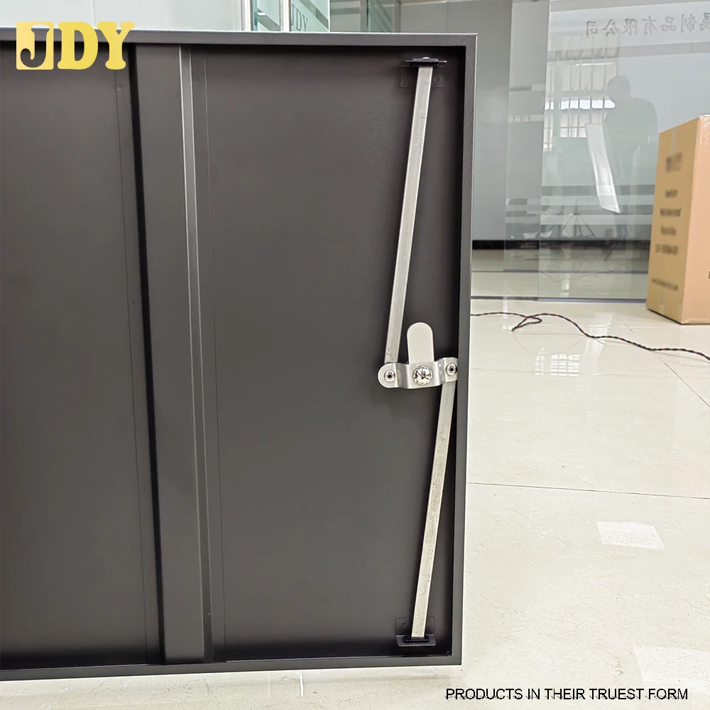 Door Mounted Key Lock Fence Mailbox Safe Locking Parcel Drop Box with Mail Boxes through the Door