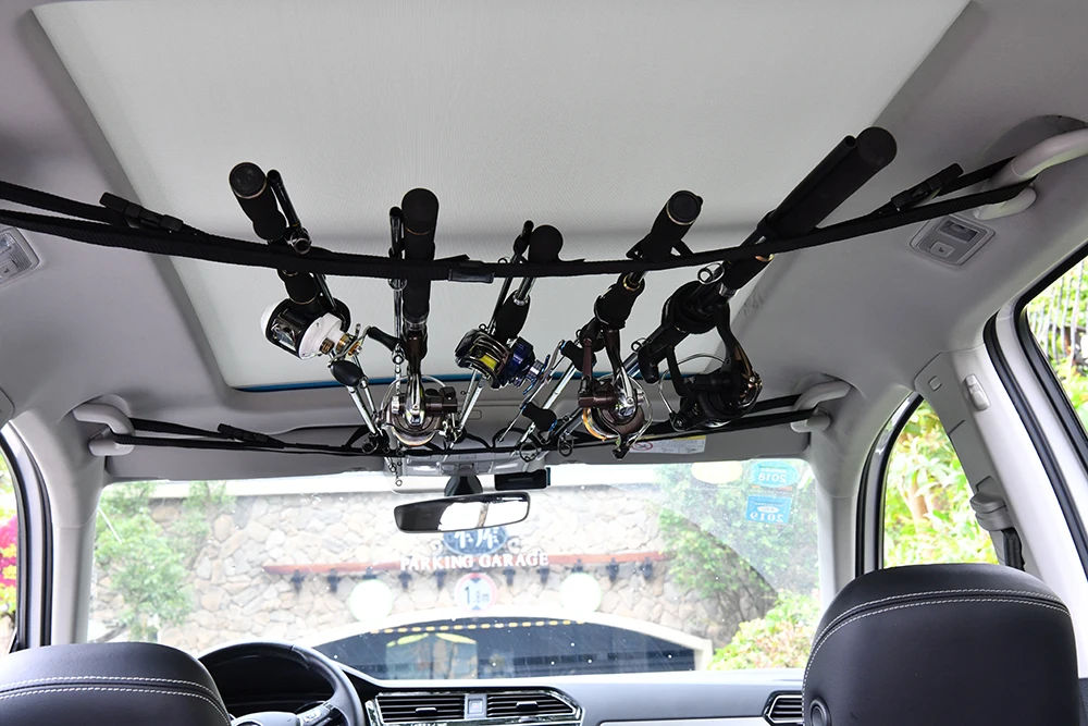Fishing VRC Car Vehicle Fishing Pole Rod Carrier for Interior Rod Transport Holder